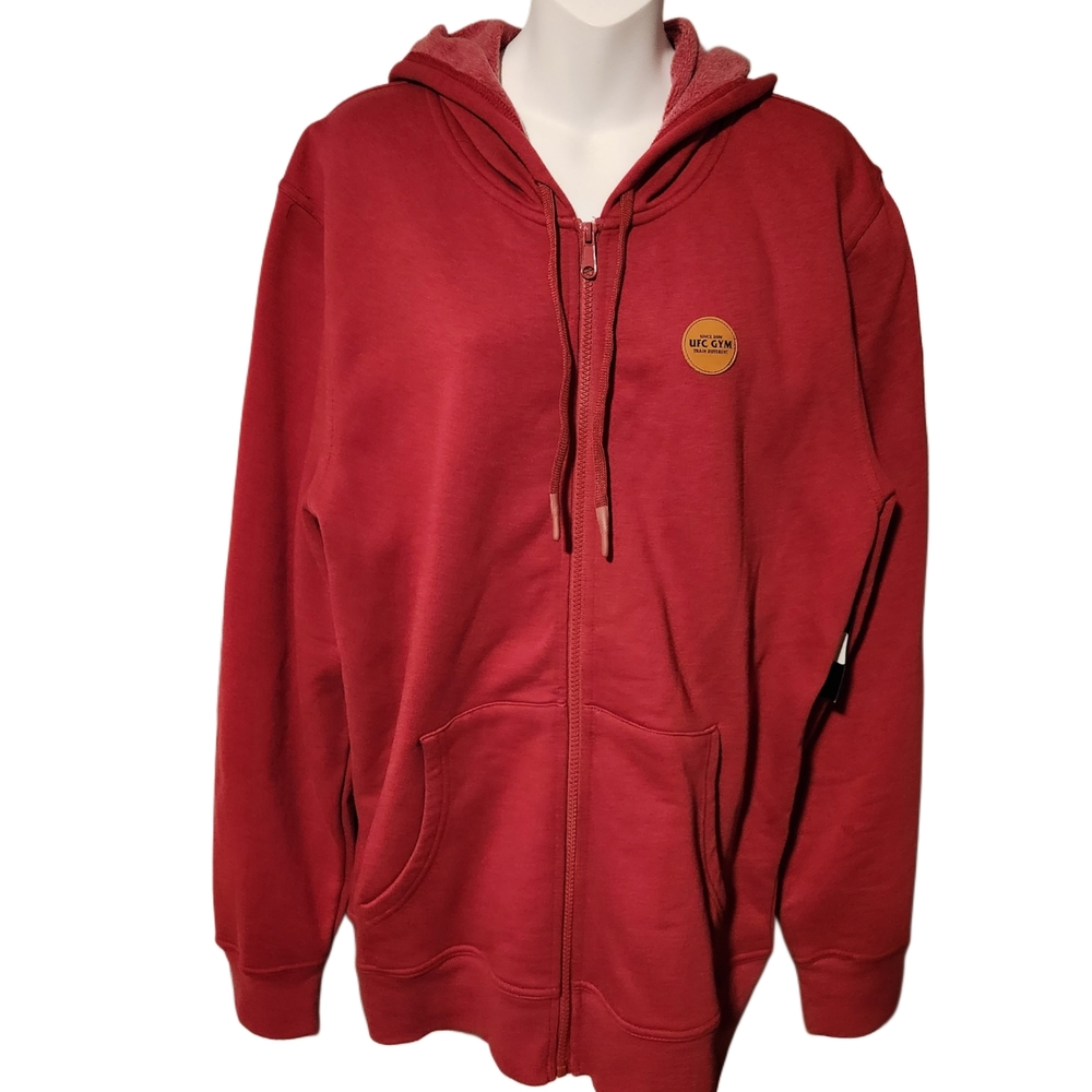 UFC GYM Red Zip-Up Hoodie